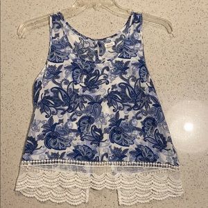 Patterned tank